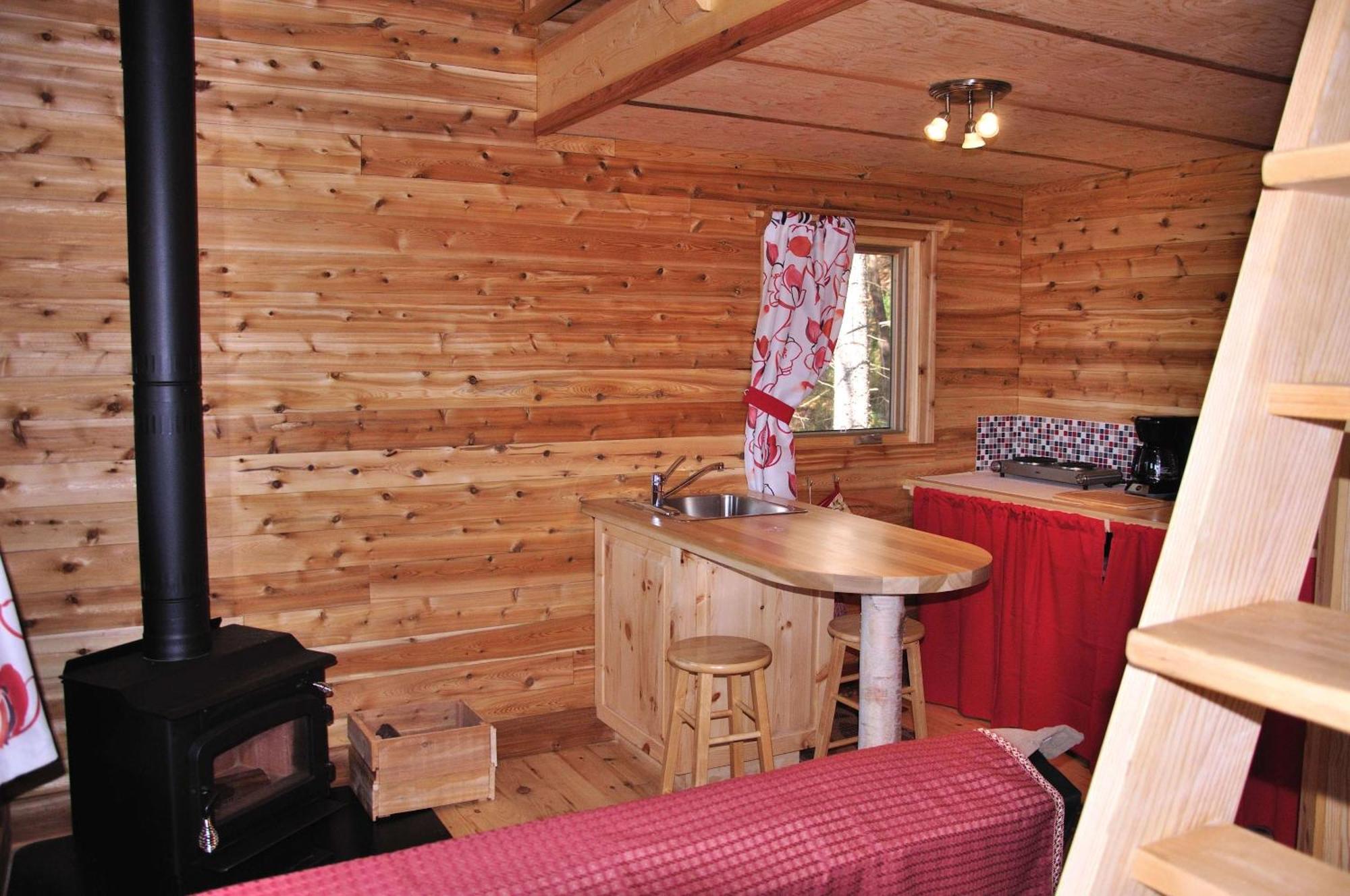 Les Cabanes Du Trappeur Wentworth-Nord Eksteriør billede