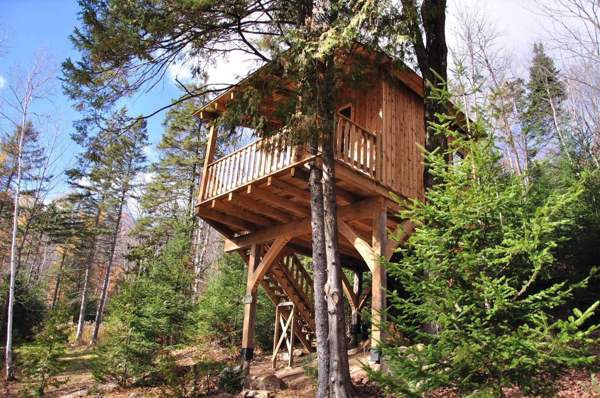 Les Cabanes Du Trappeur Wentworth-Nord Eksteriør billede